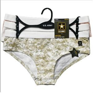 Wholesale 3pk WOMEN ARMY PRINTED COTTON HIPSTER M